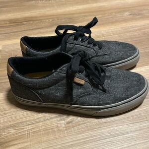 Vans Atwood Gray Canvas Low Top Skater Shoes Sneakers Mens Size 8